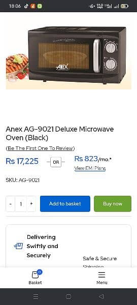 Anex brand macrowave oven 3