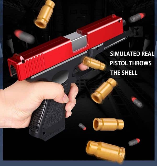 toy Glock gun with nerf bullets 2