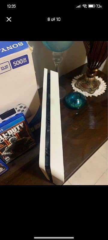 PS4 slim glacier white 6