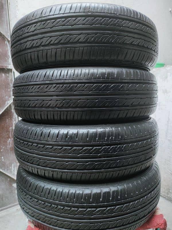 155/65R13 Japani Tyres 4 Tyres Set in 80% Condition 0