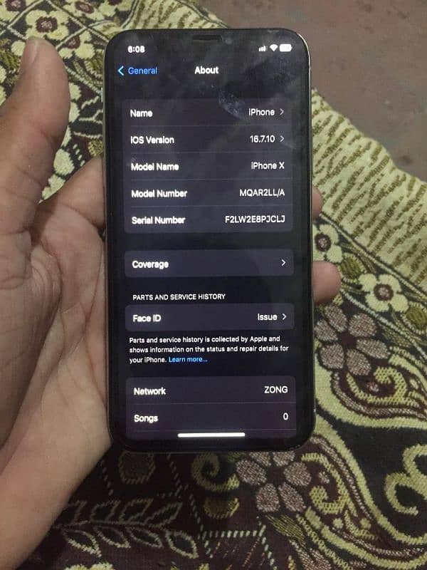 iphone x pta proved for sale urgent 3