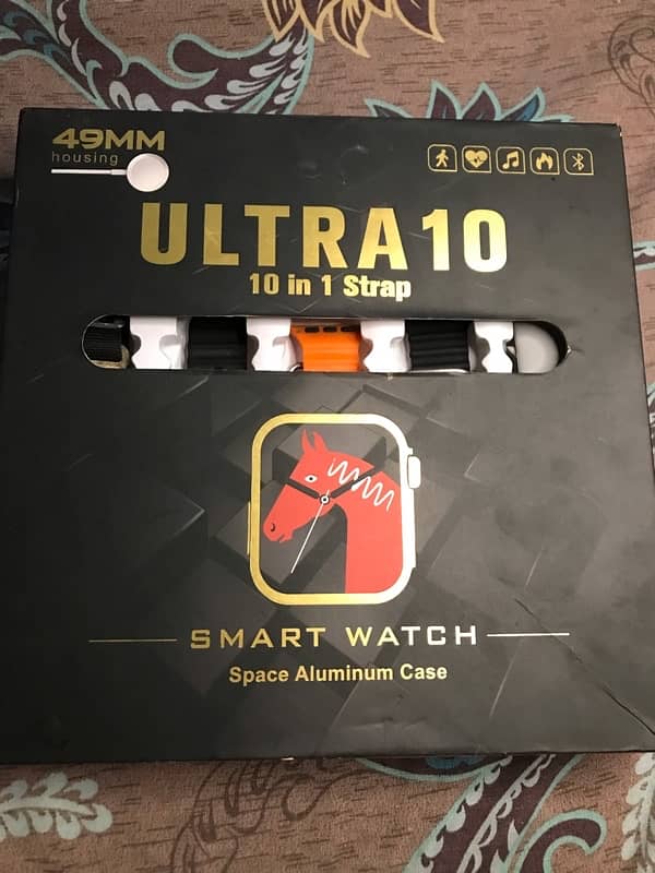 Samart Watch S10 Ultra 49 MM 1 month used mobile bluetooth Connected 3