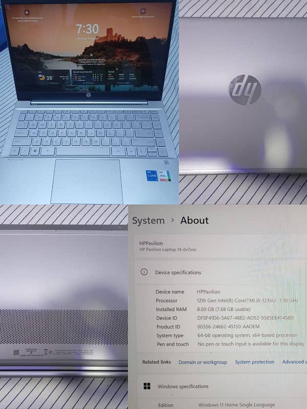 HP Pavilion Laptop Core i5 12th generation 4