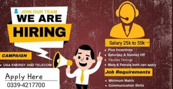 Call Center jobs Urdu+English Available for both male & female