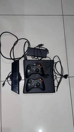 Xbox 360 for Sale with kinect and controllers