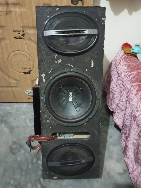 Amplifier with speakers complete sound system for car 0