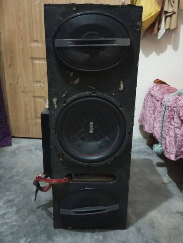 Amplifier with speakers complete sound system for car 9