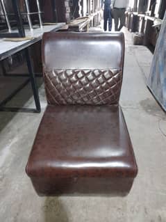 single seat sofa (puffy sofa) leather