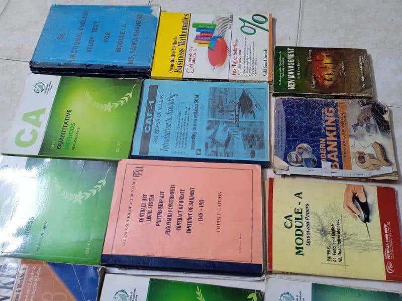 CA books and also best English course books and others 6