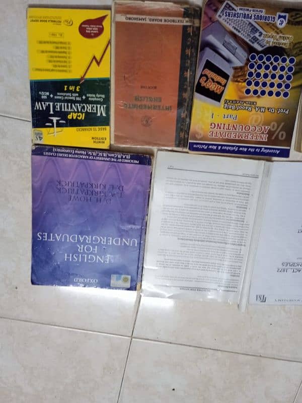 CA books and also best English course books and others 10