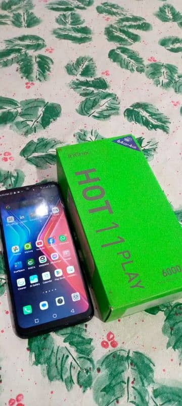 Infinix Hot 11 Play, 4gb ram 64gb rom with Complete Box 3