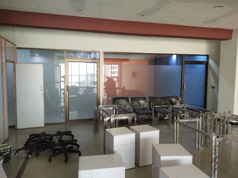 08 MARLA COMMERCIAL FLOOR ON VERY HOT LOCATION OF DHA AVAILABLE FOR RENT 0