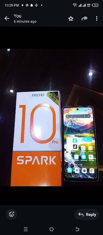 Tecno 10 pro 8+8 256 GB 4