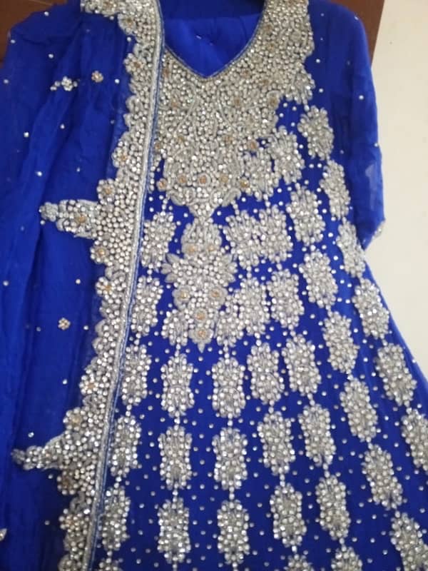 bridal Maxi Royal Blue Color 1