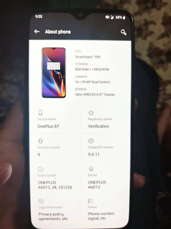 oneplus 6t 5