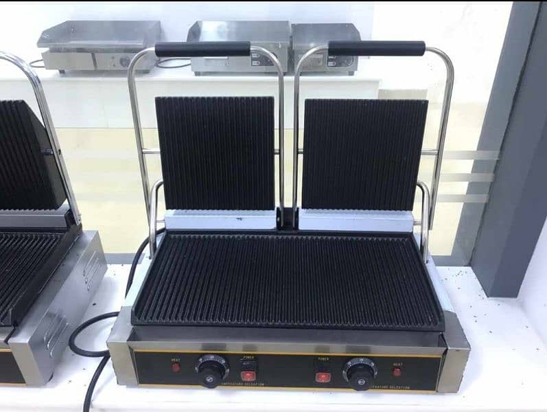 Pizza Oven Hot plate Grill Dough Mixer sharwama counter Fryer Fastfood 9