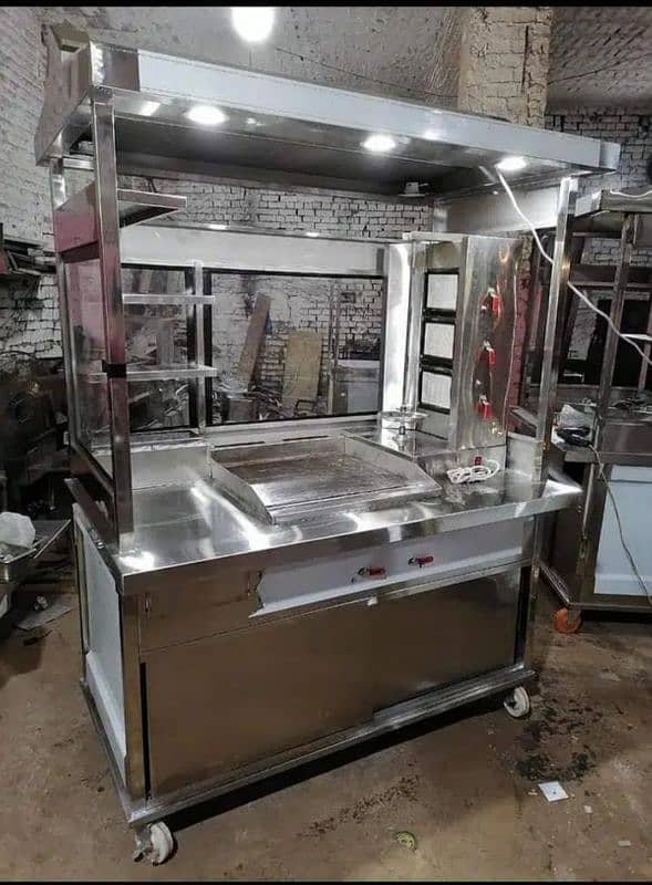 Pizza Oven Hot plate Grill Dough Mixer sharwama counter Fryer Fastfood 16