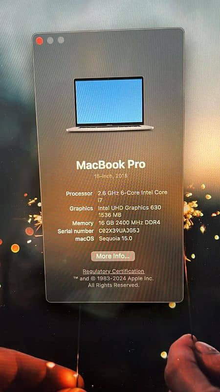 Macbook Pro 2018 2