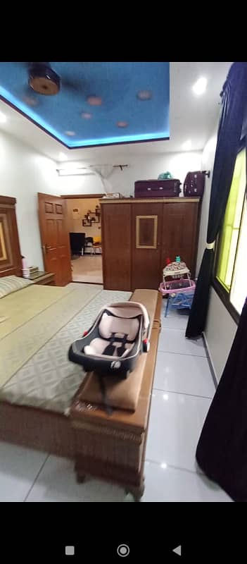 In North Nazimabad Block I 2nd Floor Portion Like A New Condition And Well Maintained 3 Bed Rooms Drawing Dinning 18