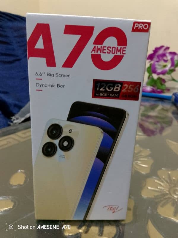 itel A70 Pro 12GB 256 gb Ram Urgent 0