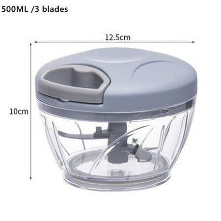 Simple Kitchen Mini Speedy Chopper: Manual Hand Pull Mini Turbo Cutter 2