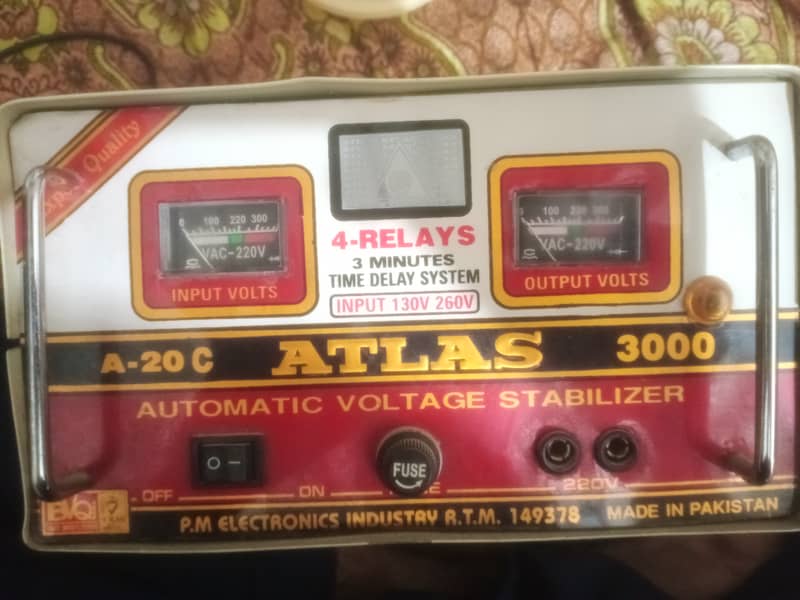 Atlas automatic voltage stabilizer 0