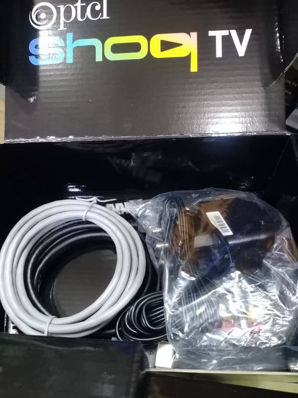 ptcl smart shoq tv android box orgnal latest (o3363333671) 2