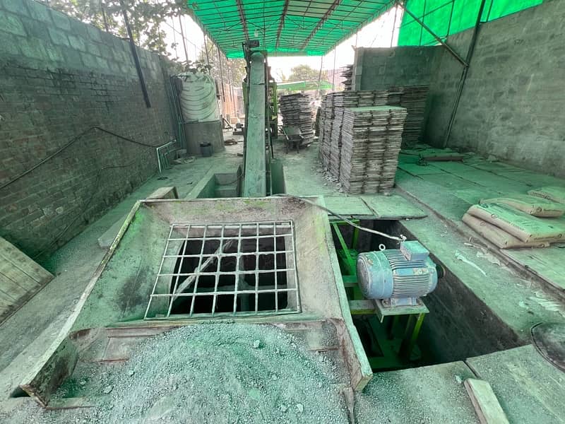 Running Concrete Paver Plant for Sale 9