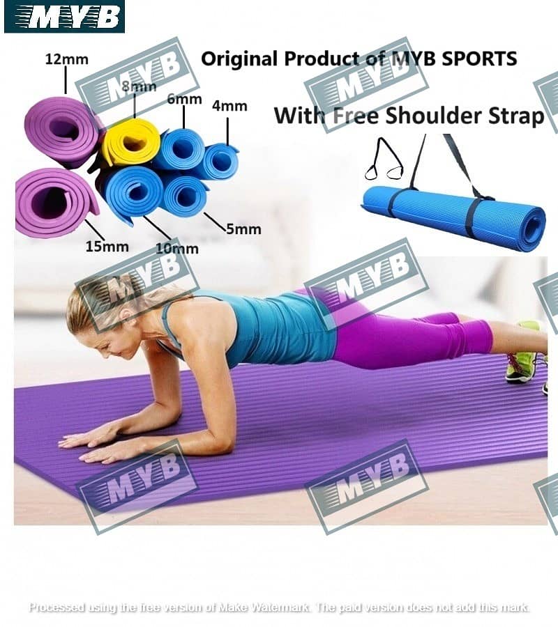 4mm Anti Slip Yoga Mat|Yoga Meditation Mat| 13