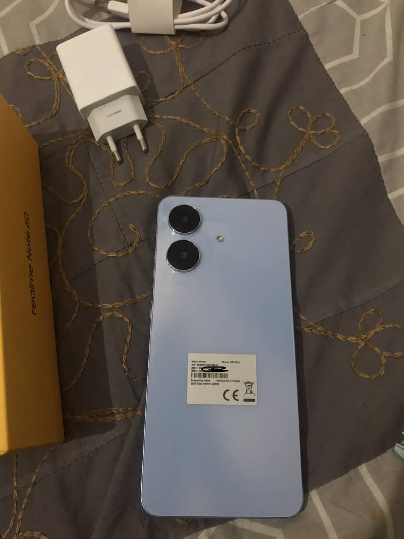 Realme Note 60  4-128gb Just box Open 2 days  Excellent Condition 2