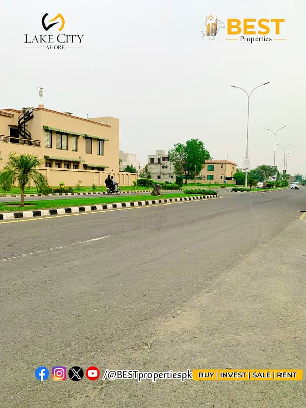 2 Kanal Plot for SALE On Most Prime Location Block M 1 Lake City Lahore 7