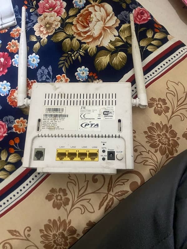 Ptcl router wifi 1