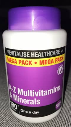 Multivitamin & Minerals. 180 Tablets. Made in UK.