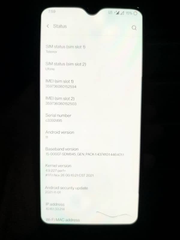 OnePlus 6t 8/256GB approved 7