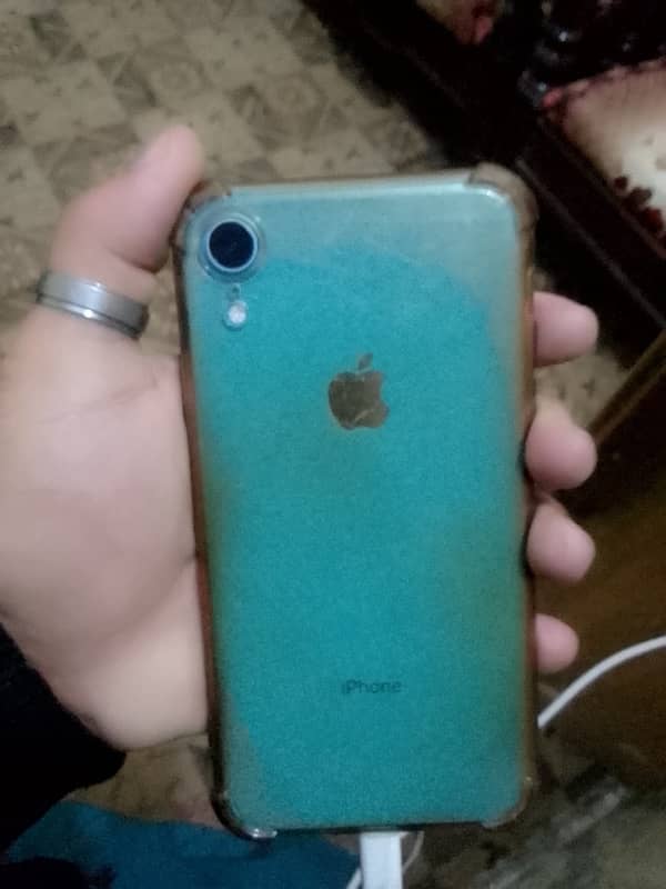 iphone xr 64 gb jv batery 83 all ok blue color 2