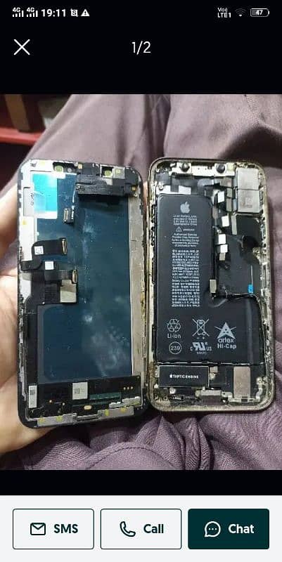 IPhone xs 256 Non pta all OK bs battery point uth jhtha han jhka sy bs 0