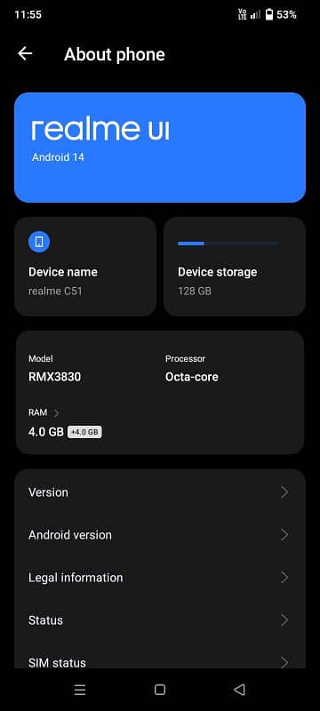 Realme C51 4+4/128GB only 3 Month usz 1