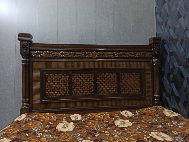 Wooden Bed for Sale - Strong and Stylish Design! 1