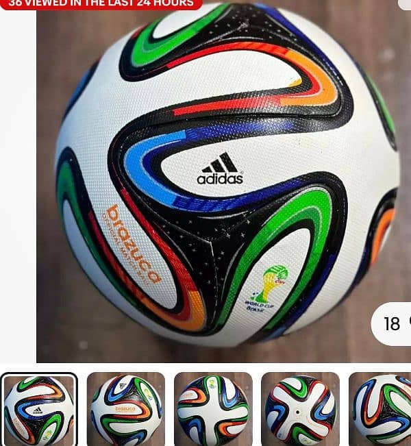 Adidas and Nike footballs 0