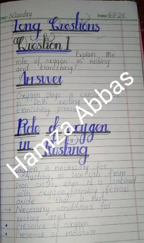 handwriting  assignment work 0