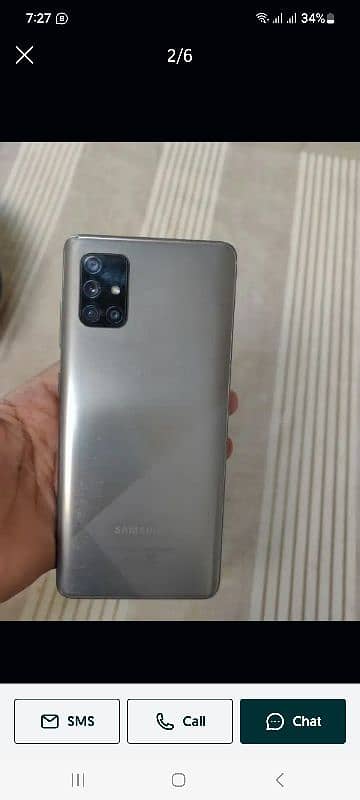 samsung A71 128GB/8+8 GB RAM/exchnge 0