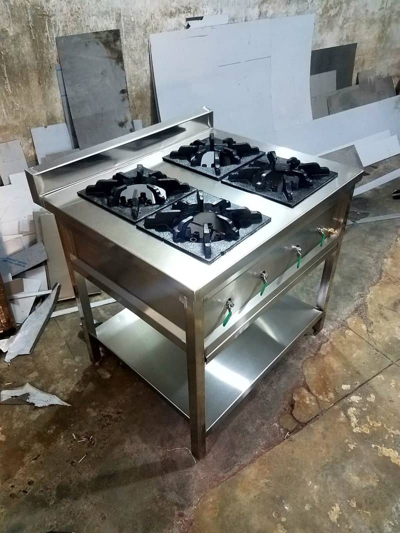 shawarma counter / BBQ counter / burger counter for sale 19