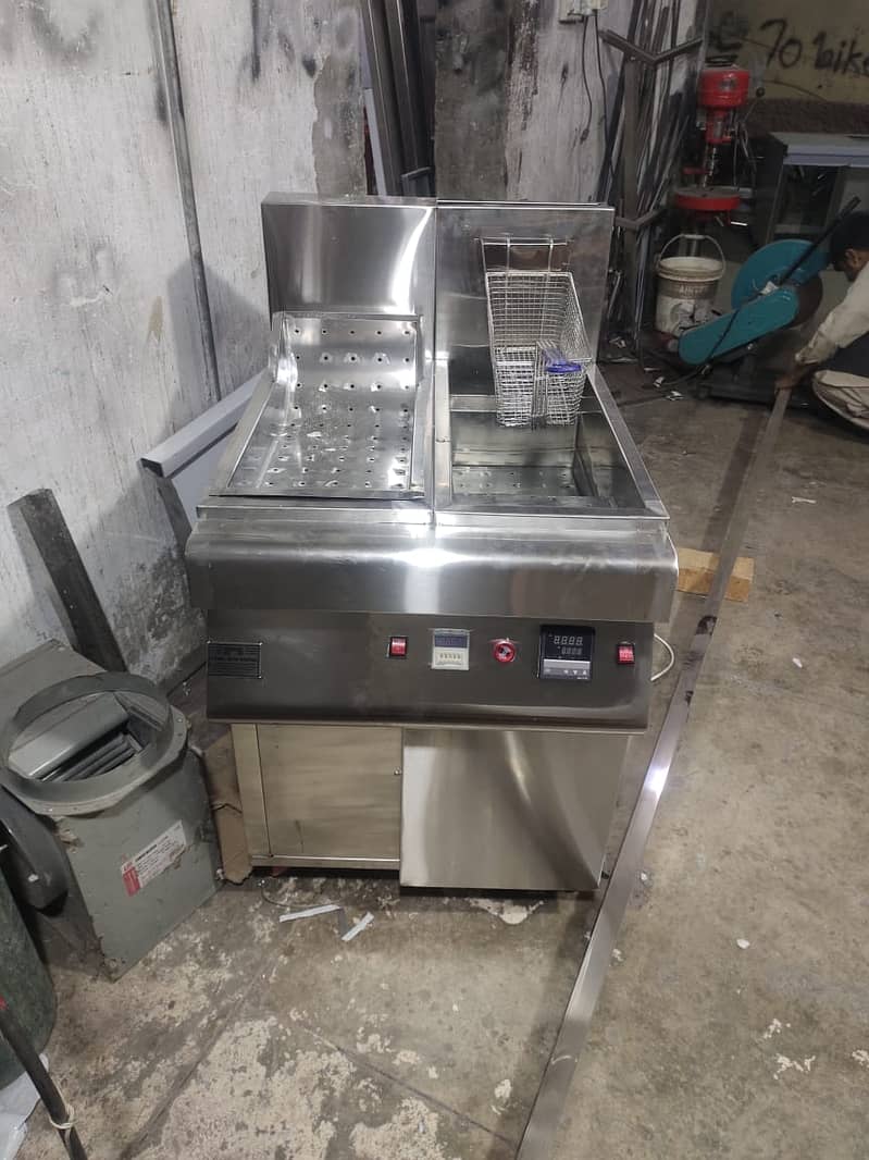 deep fryer / fryer / commercial kitchen equipment for sale 8