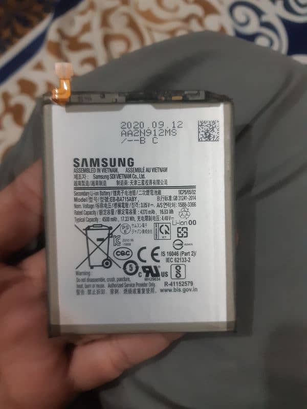 use battery samsung A 71 kamal ke batri timing hy 1