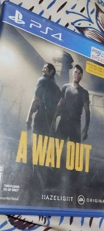 A Way Out Ps4 0