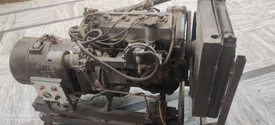 gli 1300 engine in good working condition with 12 kw denmo