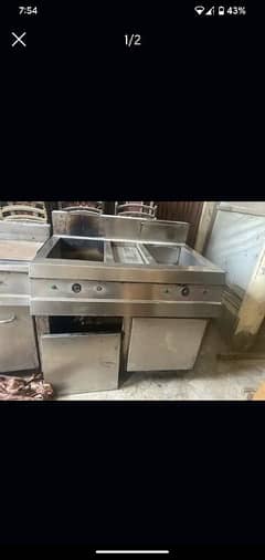 fryer and hot plate