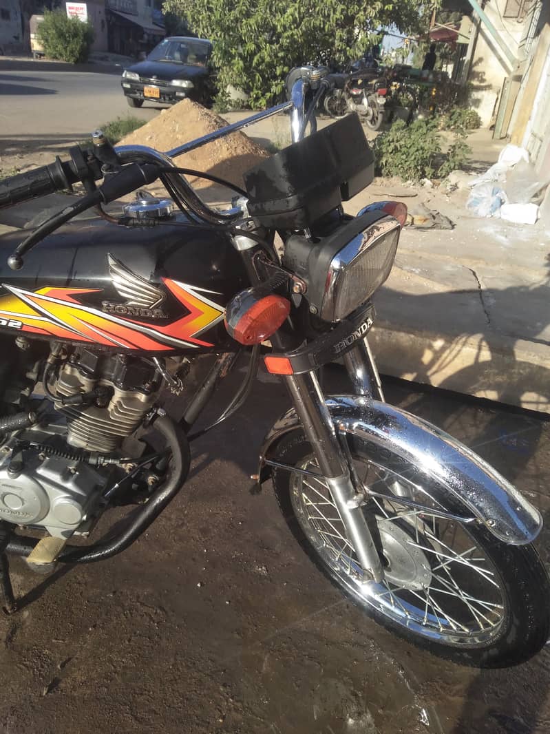 Honda CG 125 2021 Karachi number full genuine 5