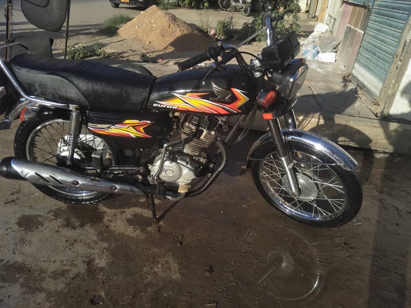 Honda CG 125 2021 Karachi number full genuine 6