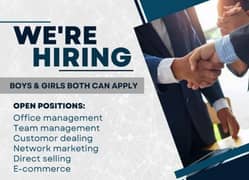 Male and female both can apply